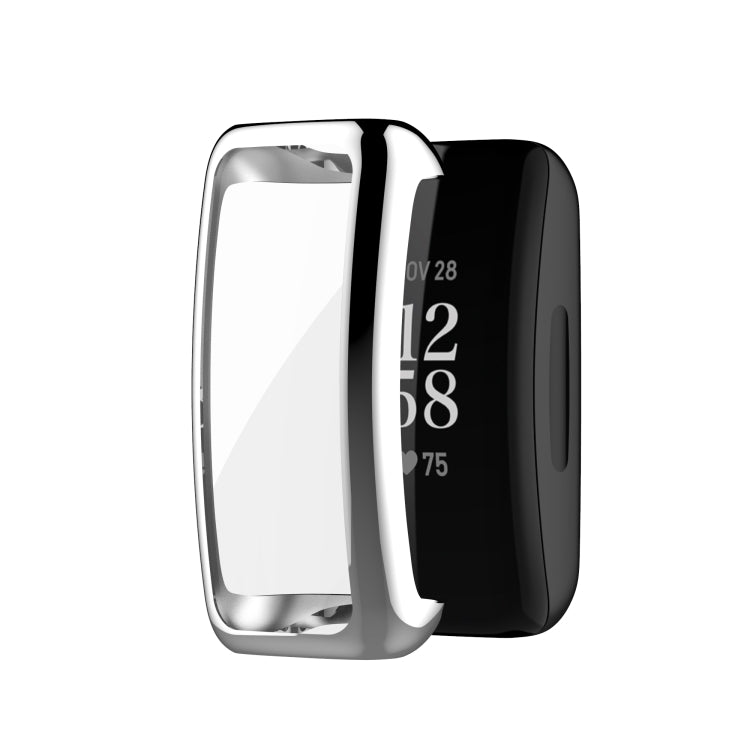 For Fitbit Inspire3 Full Coverage TPU Electroplating Watch Protective Case