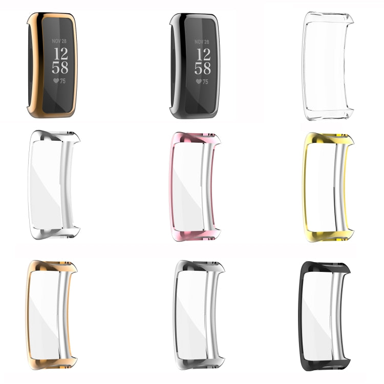 For Fitbit Inspire3 Full Coverage TPU Electroplating Watch Protective Case