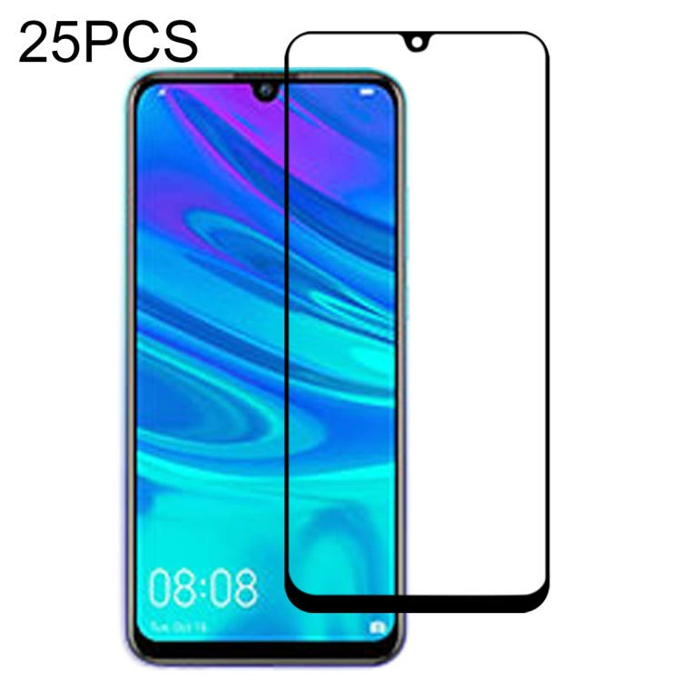 25 PCS 9H Surface Hardness 2.5D Full Glue Full Screen Tempered Glass Film For Huawei P Smart 2020