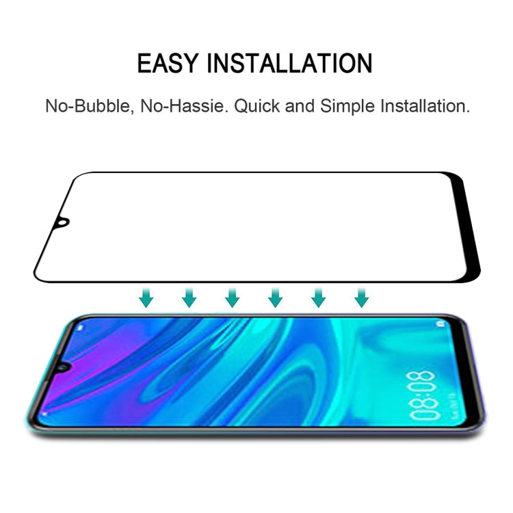 25 PCS 9H Surface Hardness 2.5D Full Glue Full Screen Tempered Glass Film For Huawei P Smart 2020