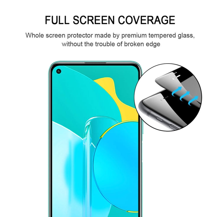 25 PCS 9H Surface Hardness 2.5D Full Glue Full Screen Tempered Glass Film For Huawei Honor 30s