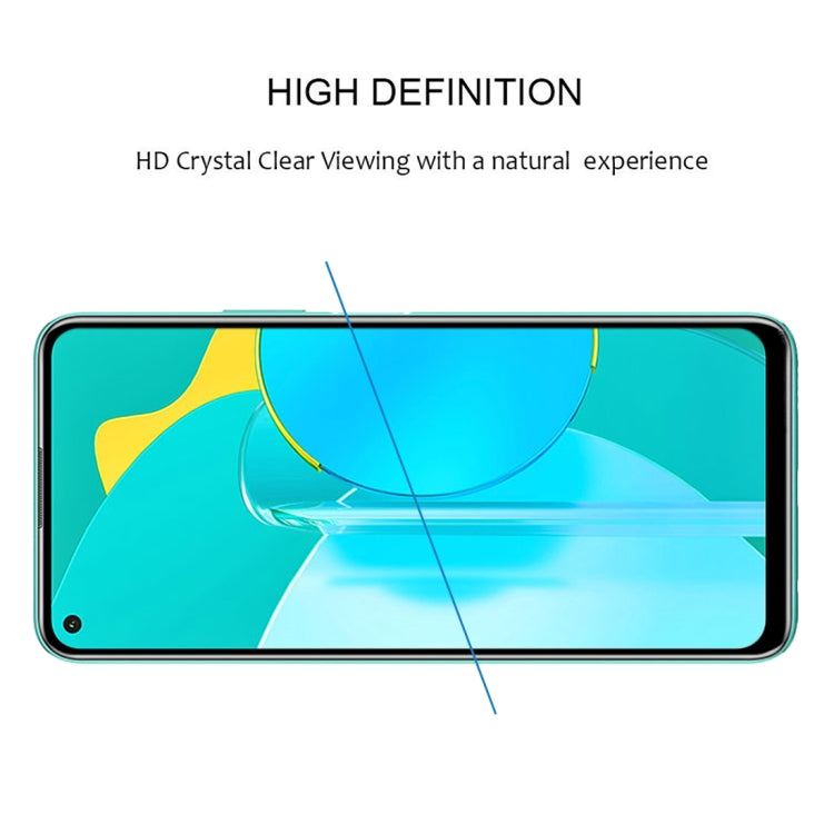 25 PCS 9H Surface Hardness 2.5D Full Glue Full Screen Tempered Glass Film For Huawei Honor 30s
