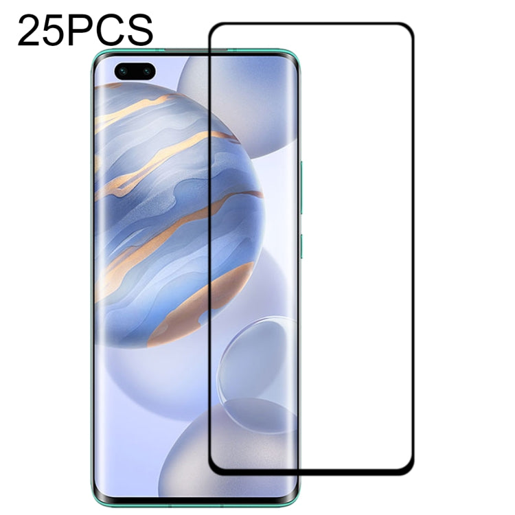 25 PCS 9H Surface Hardness 2.5D Full Glue Full Screen Tempered Glass Film For Huawei Honor 30 Pro