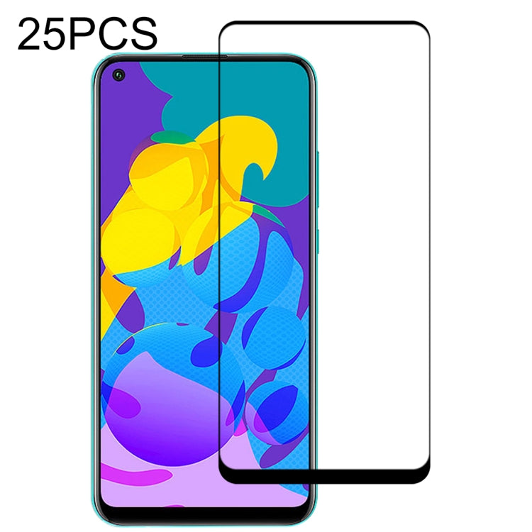 25 PCS 9H Surface Hardness 2.5D Full Glue Full Screen Tempered Glass Film For Huawei Honor Play 4T