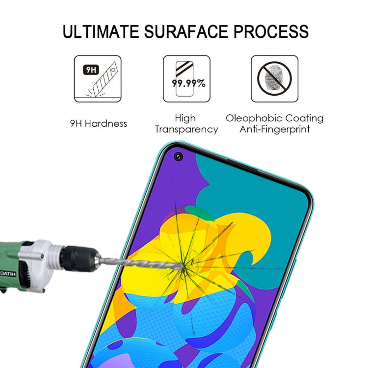 25 PCS 9H Surface Hardness 2.5D Full Glue Full Screen Tempered Glass Film For Huawei Honor Play 4T