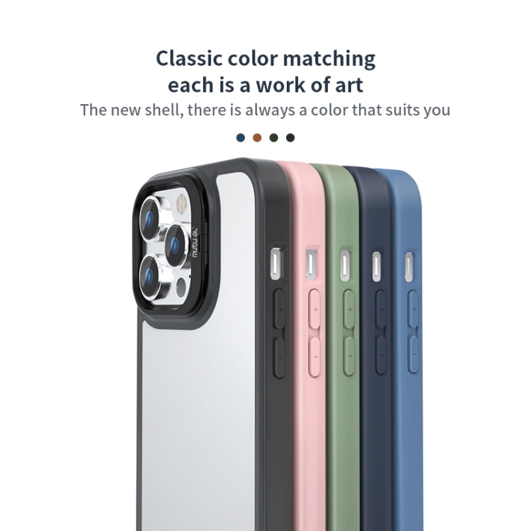 For iPhone 14 Mutural Color Holder Phone Case