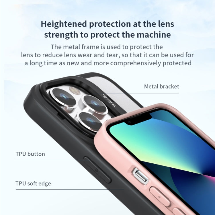 For iPhone 14 Mutural Color Holder Phone Case