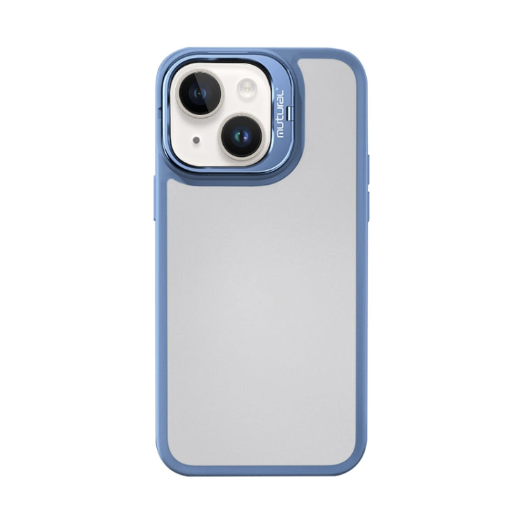 For iPhone 14 Plus Mutural Color Holder Phone Case