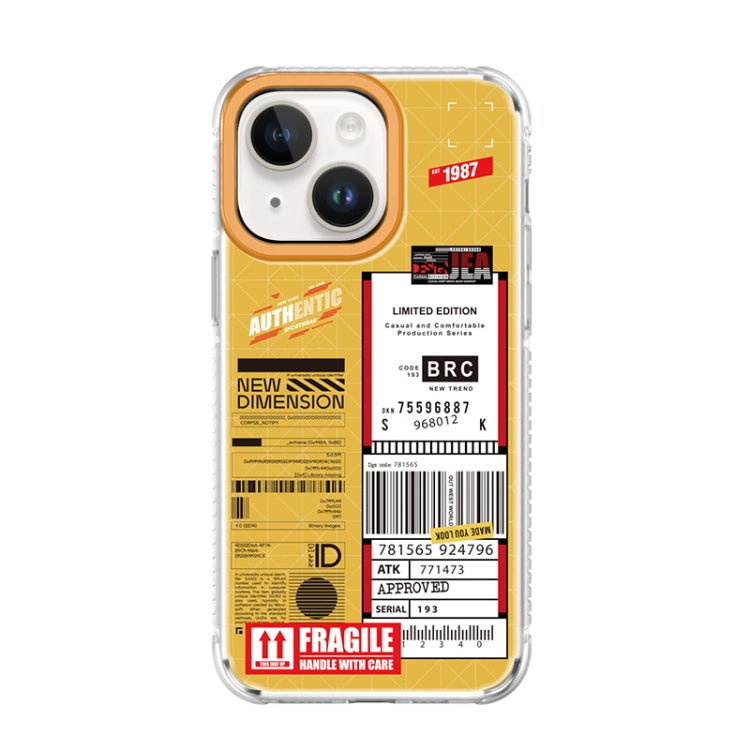 For iPhone 14 Plus Mutural Dual-side Laminating Printed TPU Phone Case