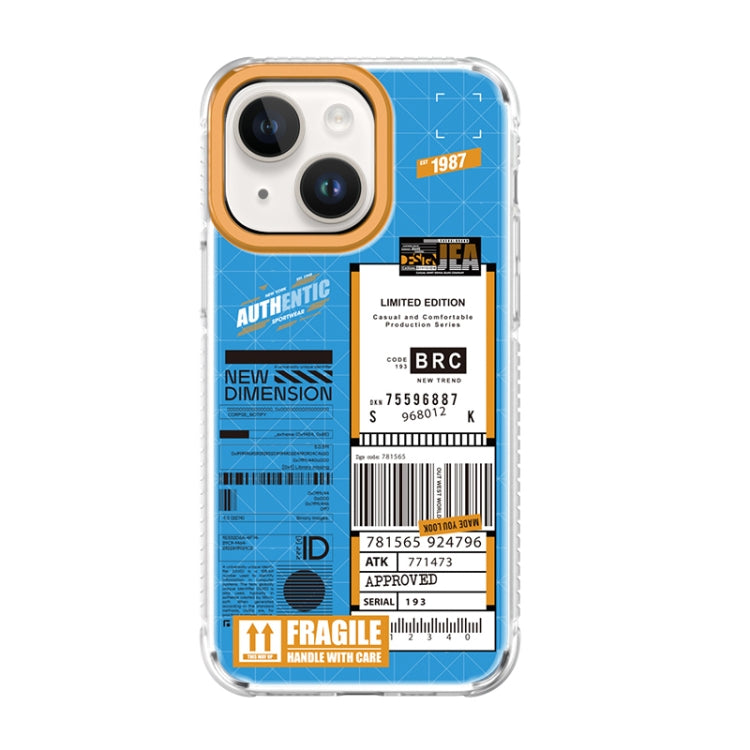 For iPhone 14 Plus Mutural Dual-side Laminating Printed TPU Phone Case