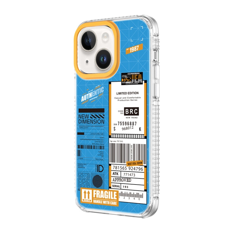 For iPhone 14 Plus Mutural Dual-side Laminating Printed TPU Phone Case