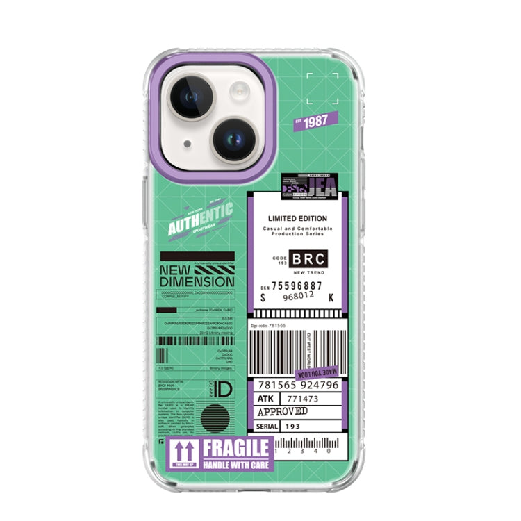 For iPhone 14 Plus Mutural Dual-side Laminating Printed TPU Phone Case
