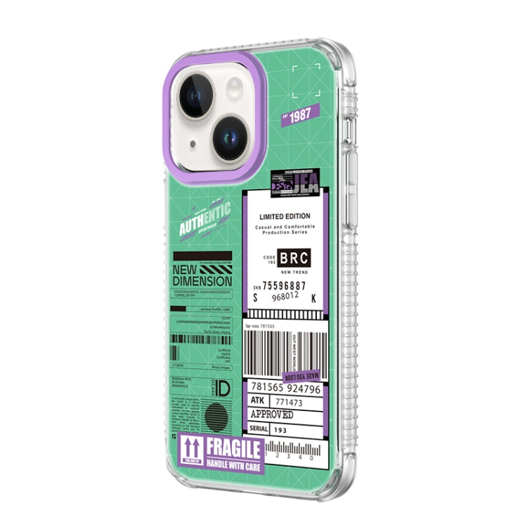 For iPhone 14 Plus Mutural Dual-side Laminating Printed TPU Phone Case