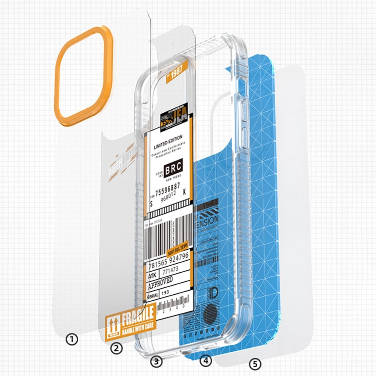 For iPhone 14 Plus Mutural Dual-side Laminating Printed TPU Phone Case