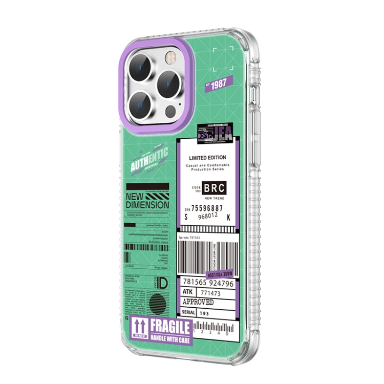 For iPhone 14 Pro Max Mutural Dual-side Laminating Printed TPU Phone Case