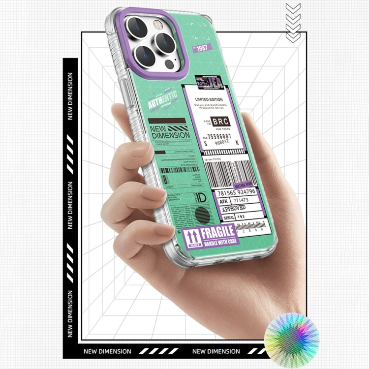 For iPhone 14 Pro Max Mutural Dual-side Laminating Printed TPU Phone Case