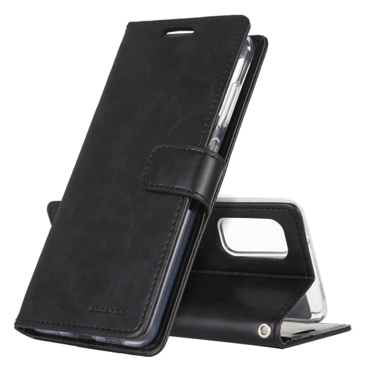 For Galaxy S20 Plus GOOSPERY BLUE MOON DIARY Crazy Horse Texture Horizontal Flip Leather Case With Bracket & Card Slot & Wallet