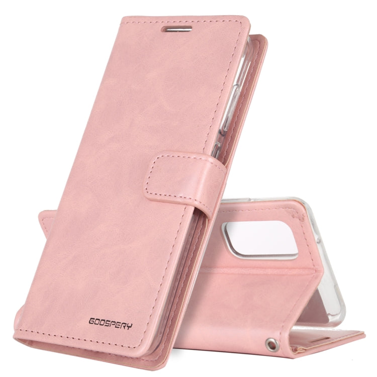 For Galaxy S20 Plus GOOSPERY BLUE MOON DIARY Crazy Horse Texture Horizontal Flip Leather Case With Bracket & Card Slot & Wallet