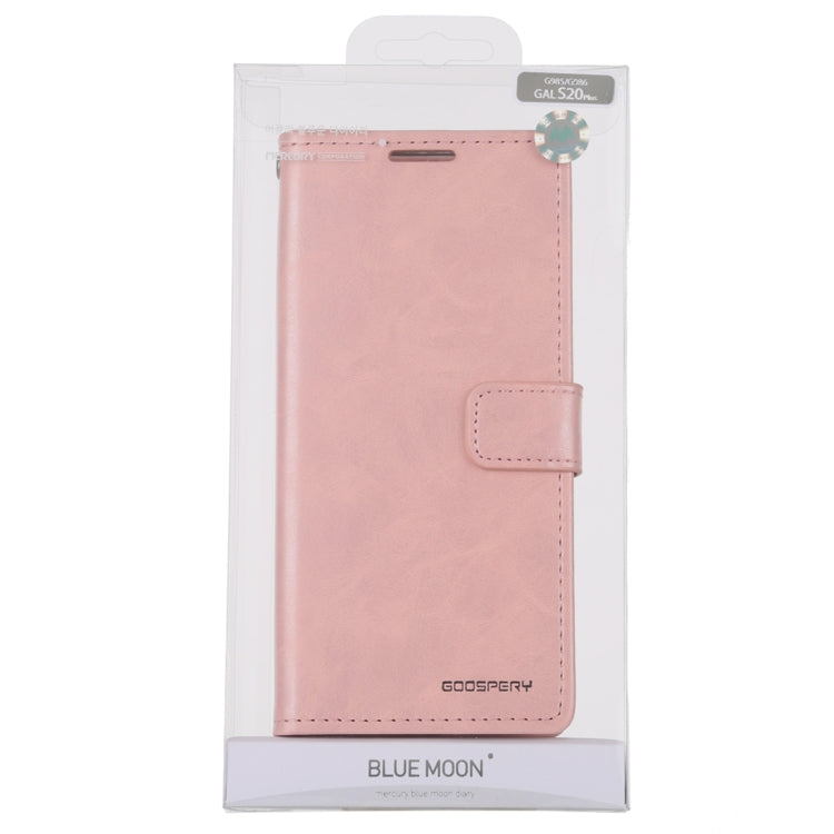 For Galaxy S20 Plus GOOSPERY BLUE MOON DIARY Crazy Horse Texture Horizontal Flip Leather Case With Bracket & Card Slot & Wallet