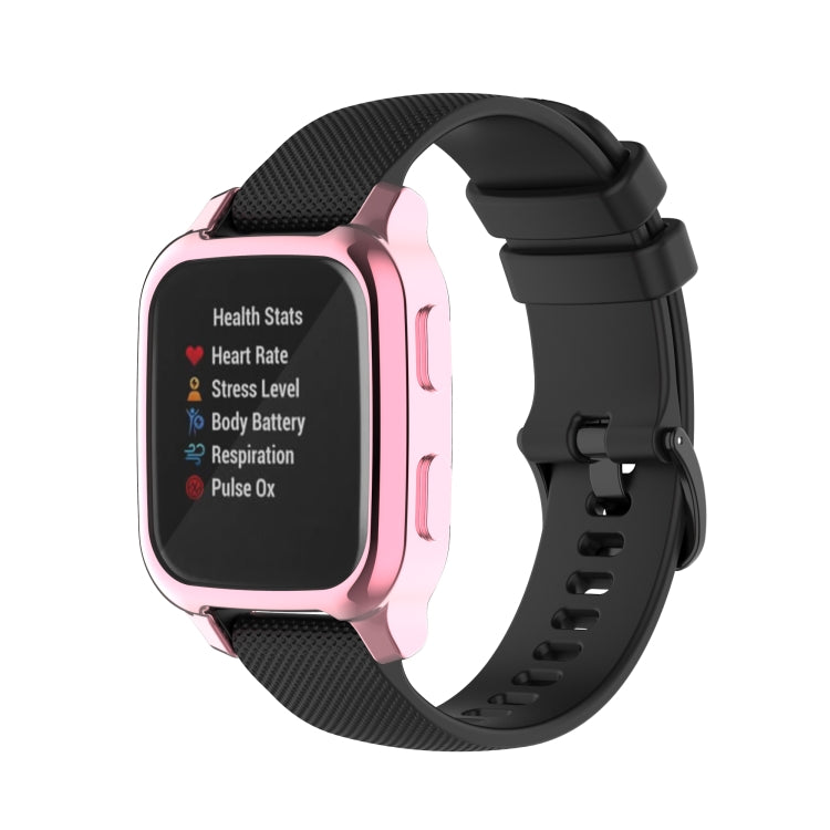 For Garmin Venu Sq 2 Full Coverage TPU Electroplating Watch Case