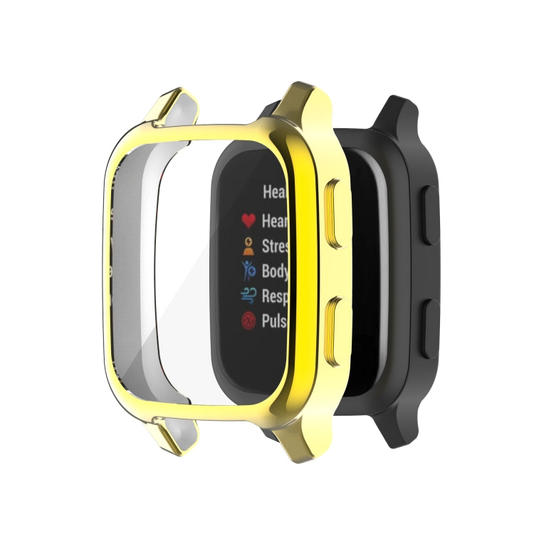 For Garmin Venu Sq 2 Full Coverage TPU Electroplating Watch Case