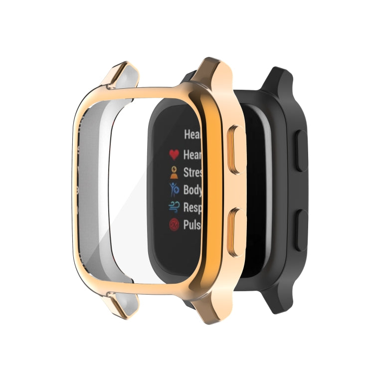 For Garmin Venu Sq 2 Full Coverage TPU Electroplating Watch Case