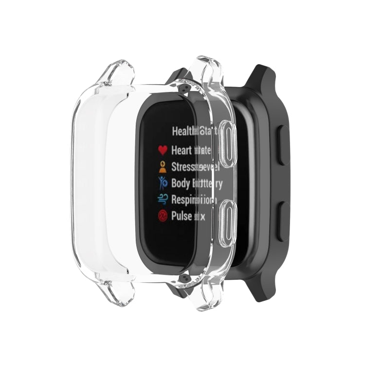 For Garmin Venu Sq 2 Full Coverage TPU Electroplating Watch Case