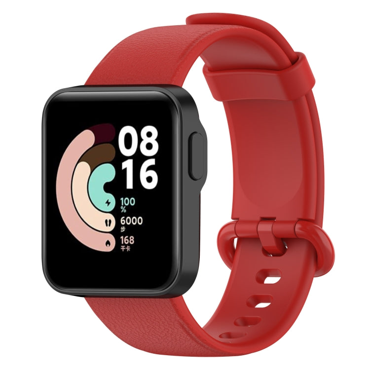 For Xiaomi MI Watch Lite / Redmi Watch Litchi Texture Leather Watch Band