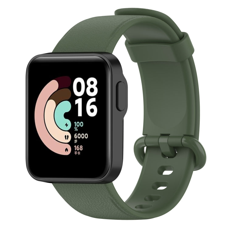 For Xiaomi MI Watch Lite / Redmi Watch Litchi Texture Leather Watch Band