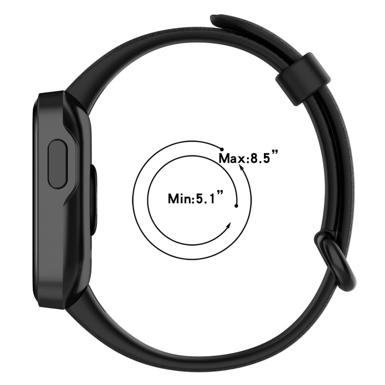 For Xiaomi MI Watch Lite / Redmi Watch Litchi Texture Leather Watch Band