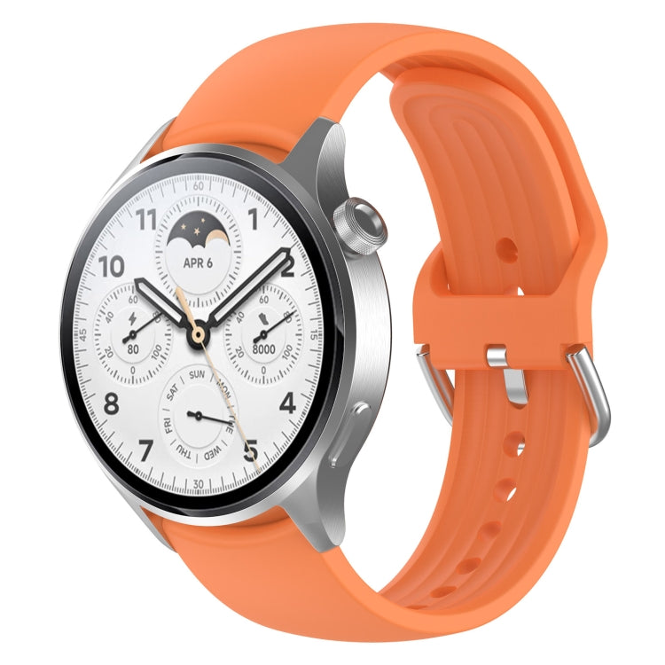For Xiaomi Watch S1 Pro Solid Color Silicone Watch Band