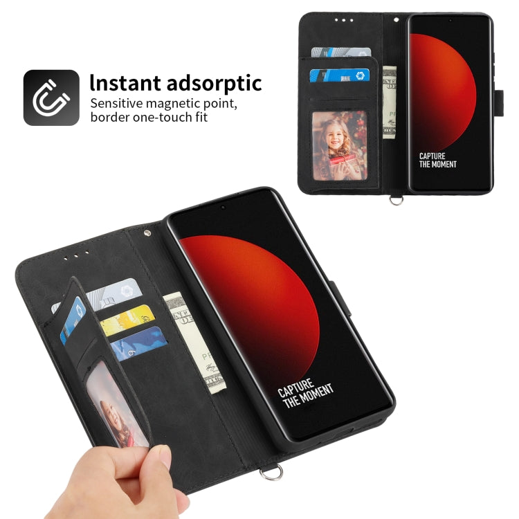 For Xiaomi 12 Ultra Skin-feel Flowers Embossed Wallet Leather Phone Case