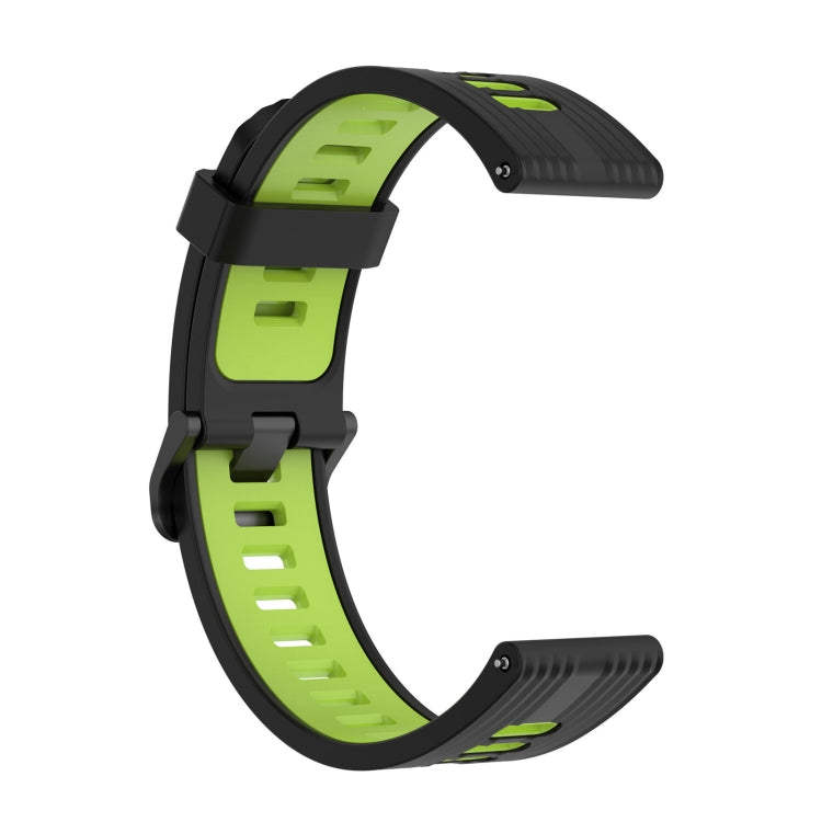 For  Amazfit GTR 4 Stripe Two-color Silicone Watch Band