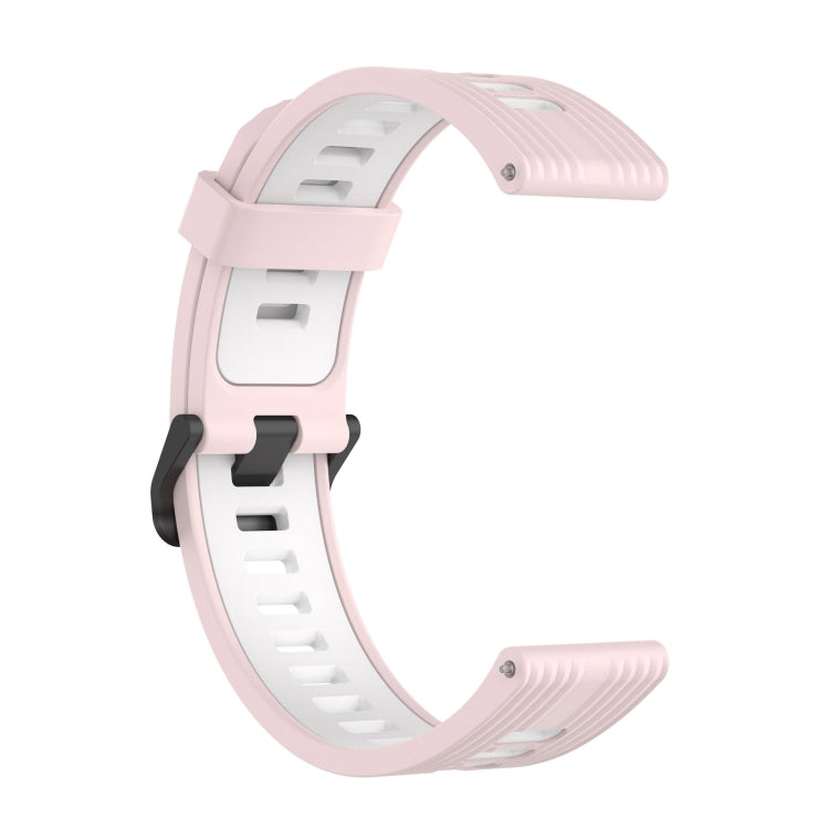 For  Amazfit GTR 4 Stripe Two-color Silicone Watch Band