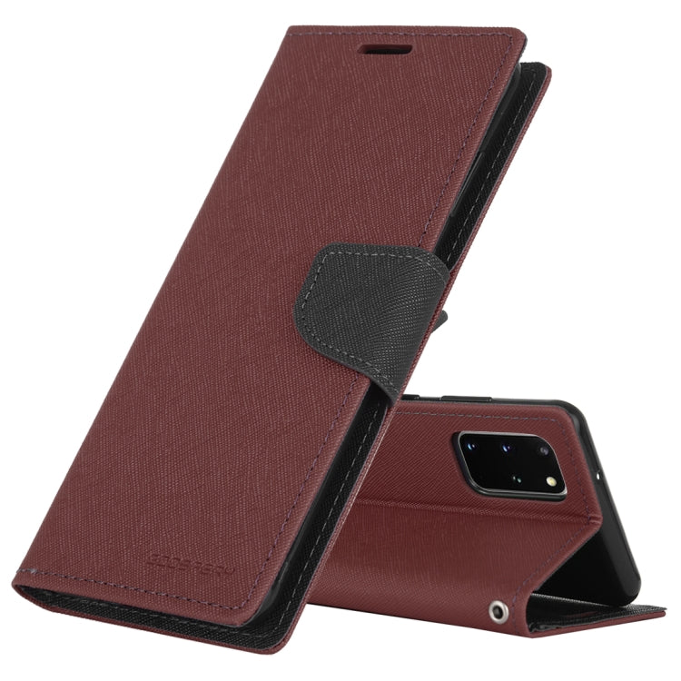 GOOSPERY FANCY DIARY For Galaxy S20+ Horizontal Flip PU Leather Case, with Holder & Card Slots & Wallet
