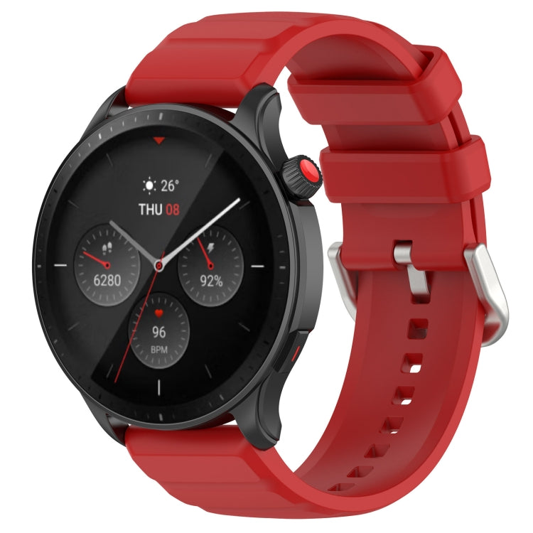 For Amazfit GTR 4 22mm Silicone Watch Band