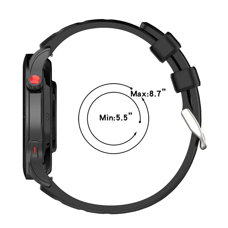 For Amazfit GTR 4 22mm Silicone Watch Band