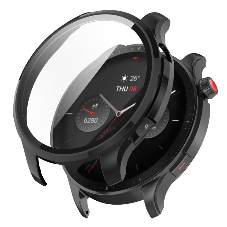 For Amazfit GTR 4 / Amazfit GTR 4 Pro PC + Tempered Glass Integrated Protective Watch Case