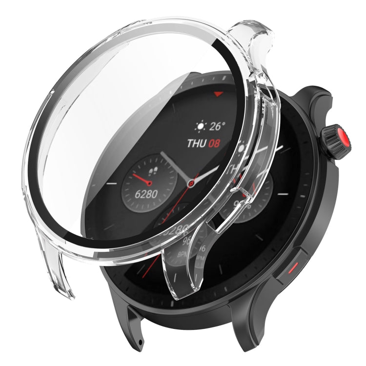 For Amazfit GTR 4 / Amazfit GTR 4 Pro PC + Tempered Glass Integrated Protective Watch Case