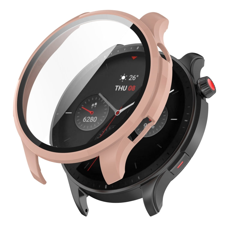 For Amazfit GTR 4 / Amazfit GTR 4 Pro PC + Tempered Glass Integrated Protective Watch Case