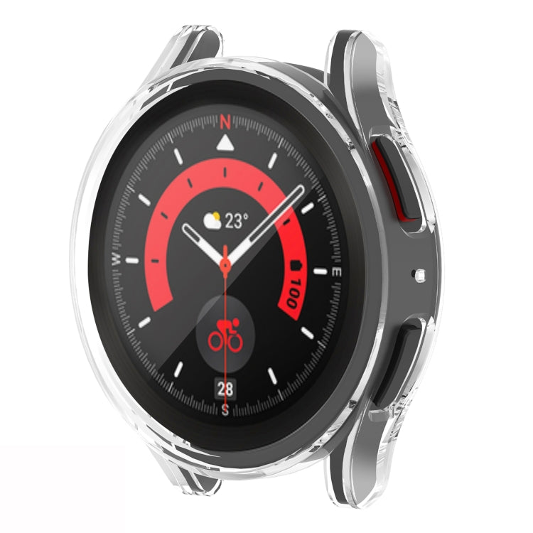 For Samsung Galaxy Watch5 Pro 45mm Full Coverage TPU Electroplating Watch Case
