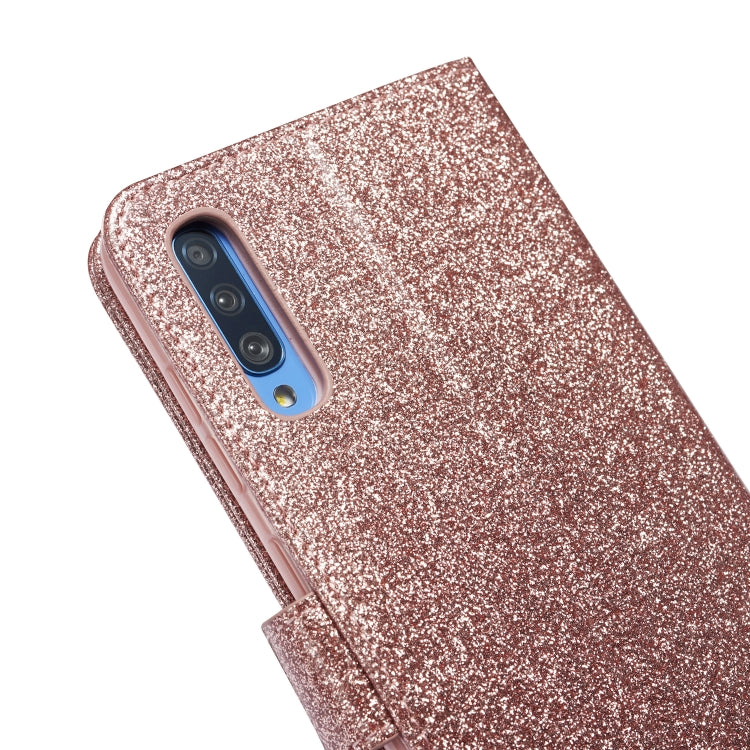 For Samsung Galaxy A70/A70S Glitter Powder Love Leather Phone Case