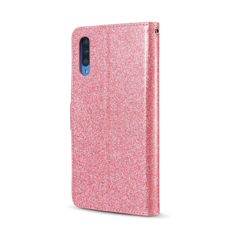 For Samsung Galaxy A70/A70S Glitter Powder Love Leather Phone Case