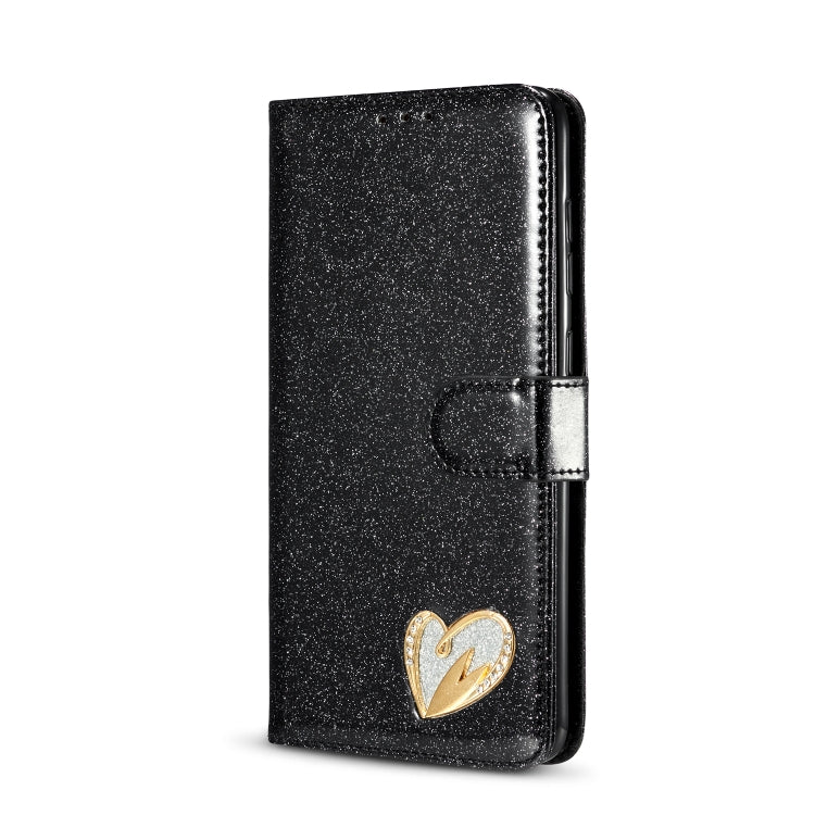 For Samsung Galaxy A70/A70S Glitter Powder Love Leather Phone Case