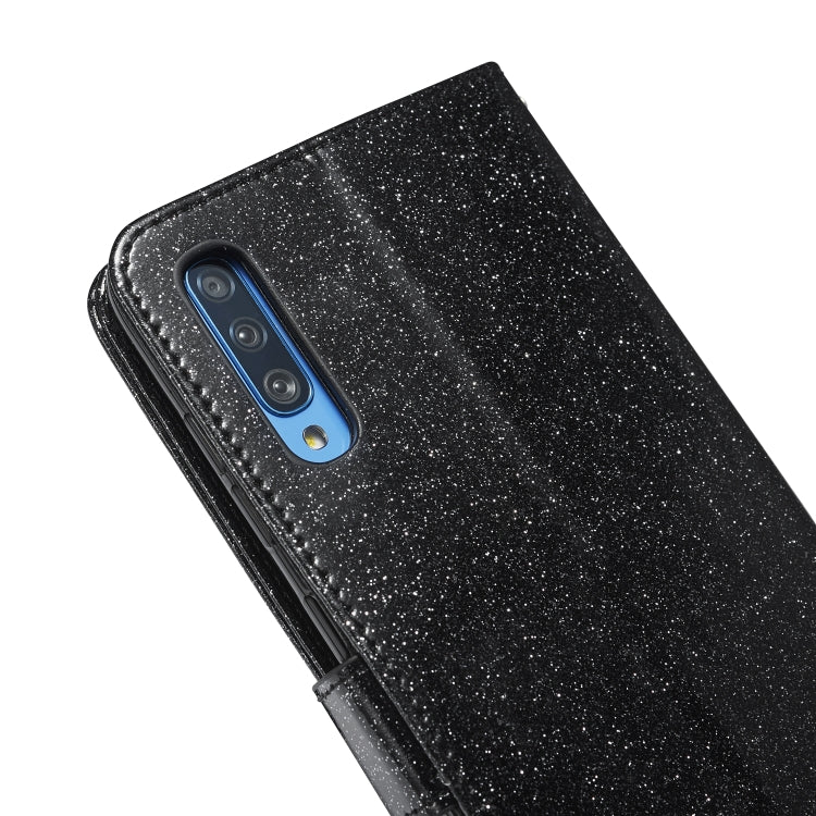 For Samsung Galaxy A70/A70S Glitter Powder Love Leather Phone Case