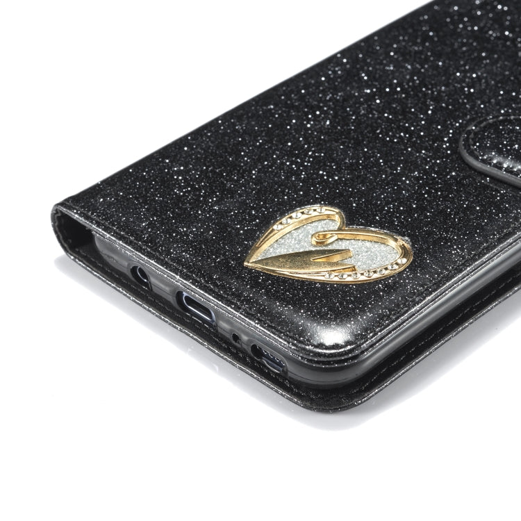For Samsung Galaxy A70/A70S Glitter Powder Love Leather Phone Case