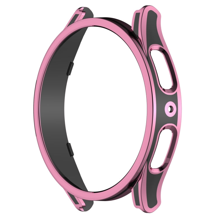 For Samsung Galaxy Watch5 Pro 45mm Hanging Sculpture Two-color Protective Watch Case with Tempered Glass Film