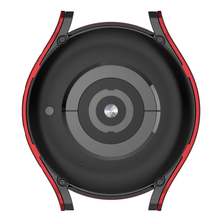 For Samsung Galaxy Watch5 Pro 45mm Hanging Sculpture Two-color Protective Watch Case with Tempered Glass Film