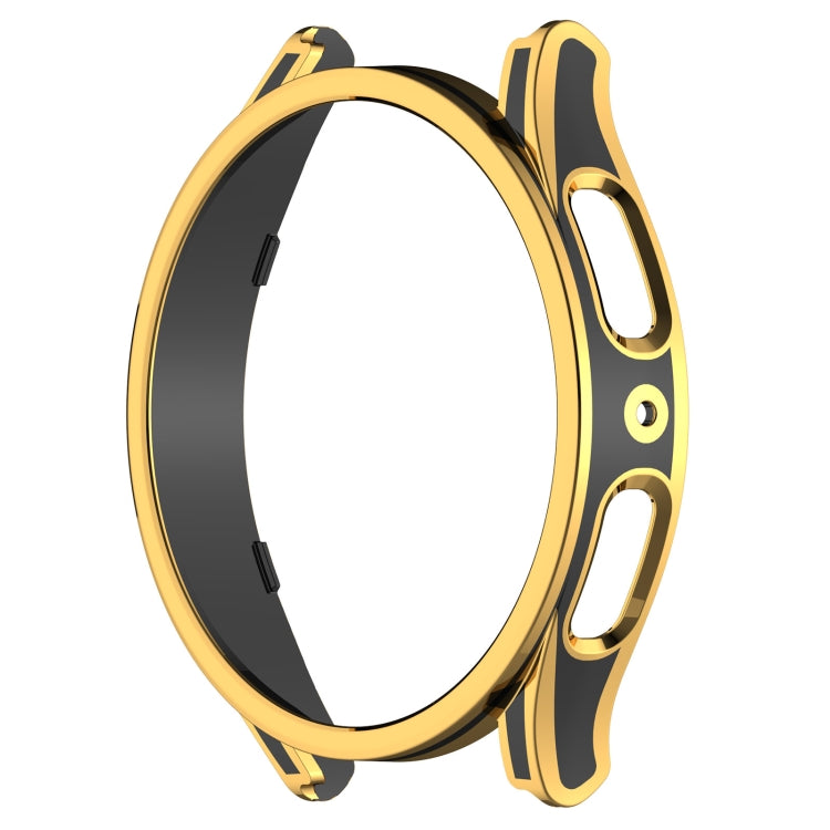 For Samsung Galaxy Watch5 40mm Hanging Sculpture Two-color Protective Watch Case with Tempered Glass Film