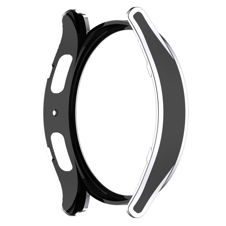 For Samsung Galaxy Watch5 40mm Hanging Sculpture Two-color Protective Watch Case with Tempered Glass Film